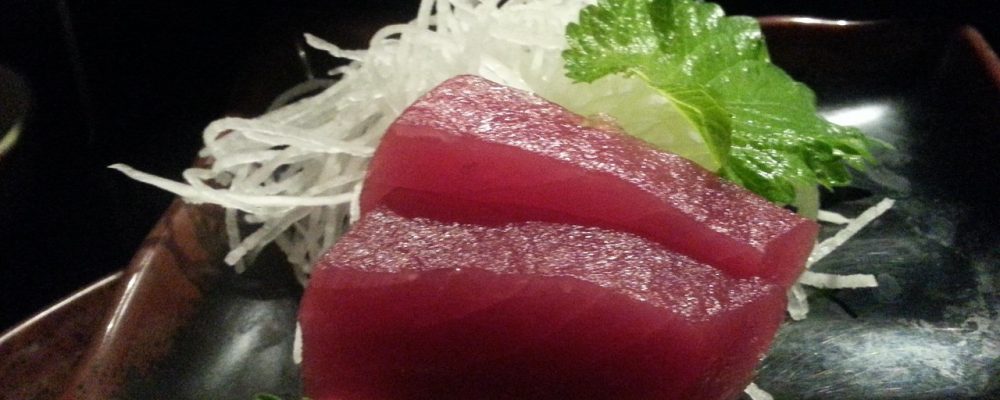 Maguro sashimi 