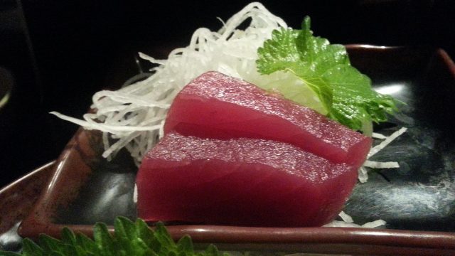 Maguro sashimi 